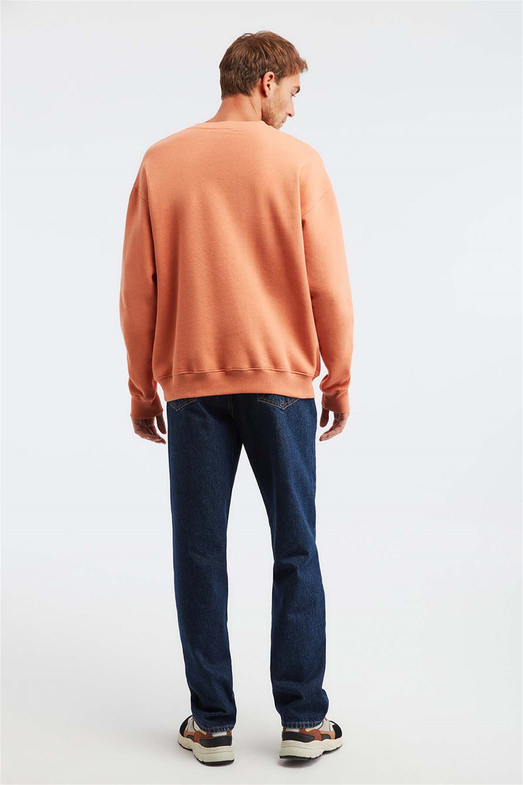 LEGENDS Örme Oversize Turuncu  Sweatshirt