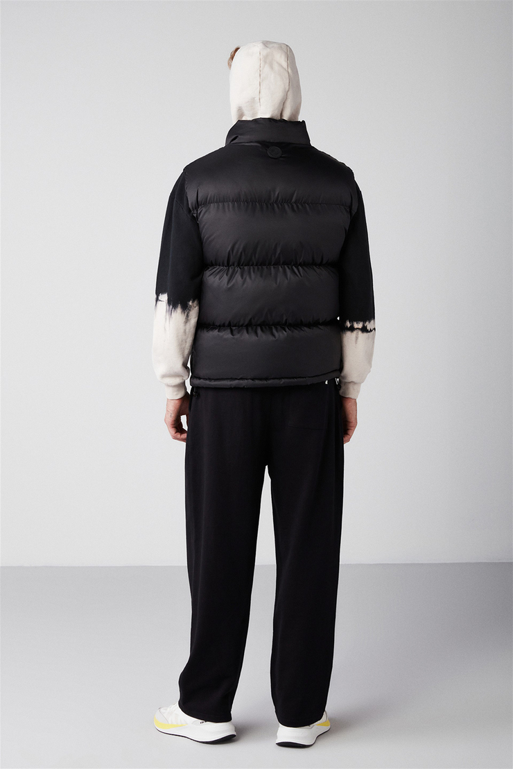 LENNON Dokuma Regular Siyah  Yelek