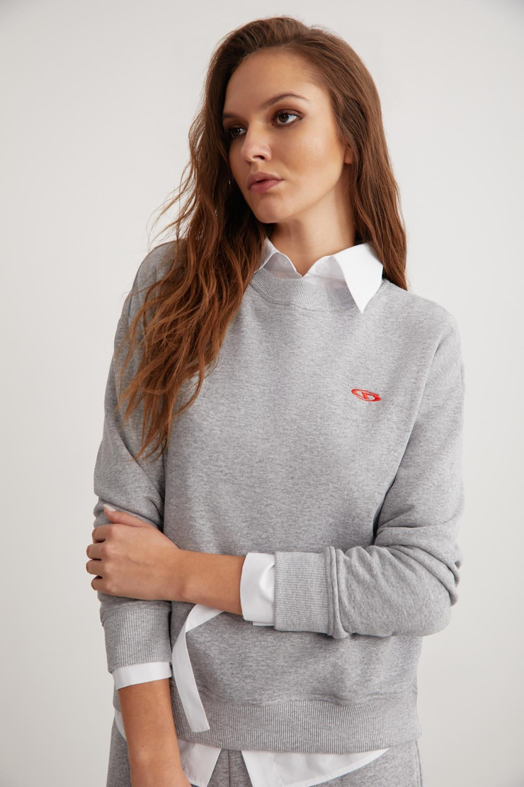 LEONA  Oversize Grimelanj Tekli Sweatshirt