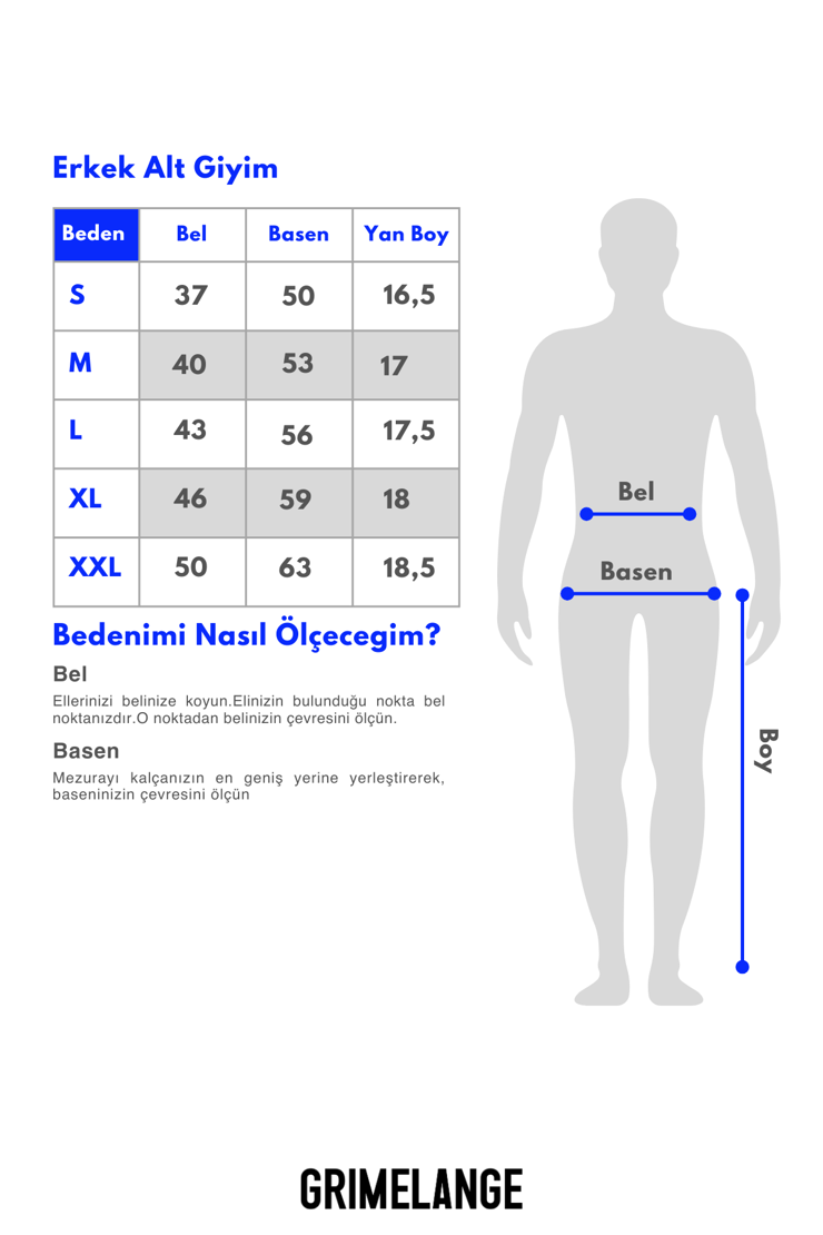 LEYTON Erkek Relaxed Fit Çift Cepli Beli Lastikli Keten Karışımlı Dokuma Lacivert Şort & Bermuda