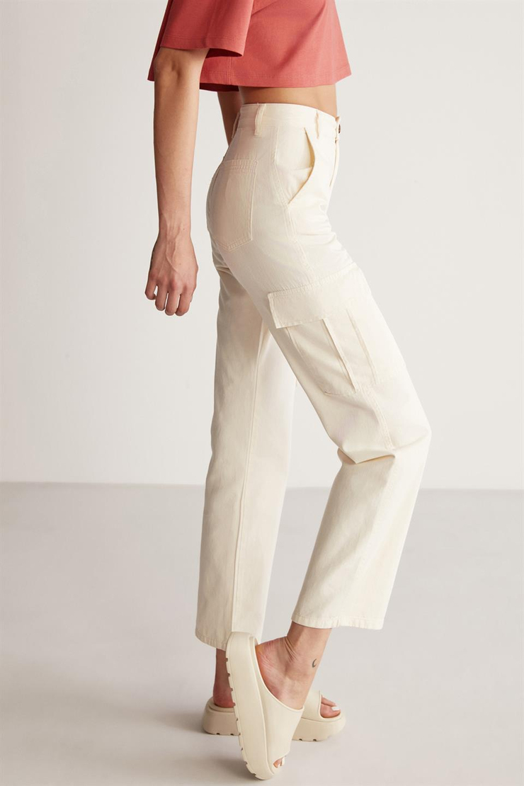 LINDSEY Denim  Ekru  Pantolon