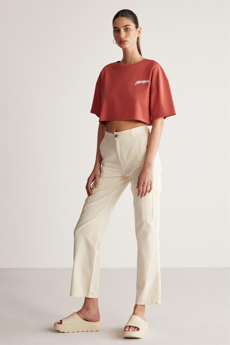 LINDSEY Denim  Ekru  Pantolon