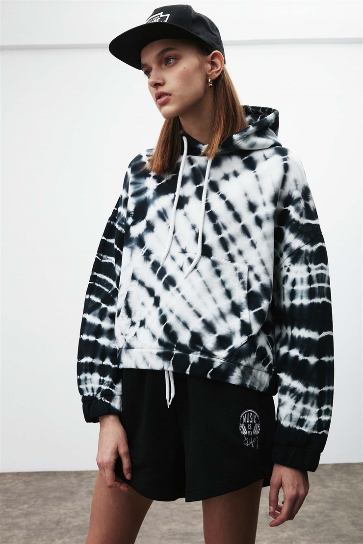 LISBETH Örme Regular Fit Siyah  Sweatshirt