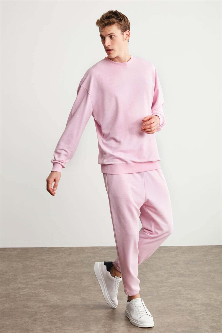 MARSHALL Örme Relaxed Pembe 2 Alt-Üst Takım