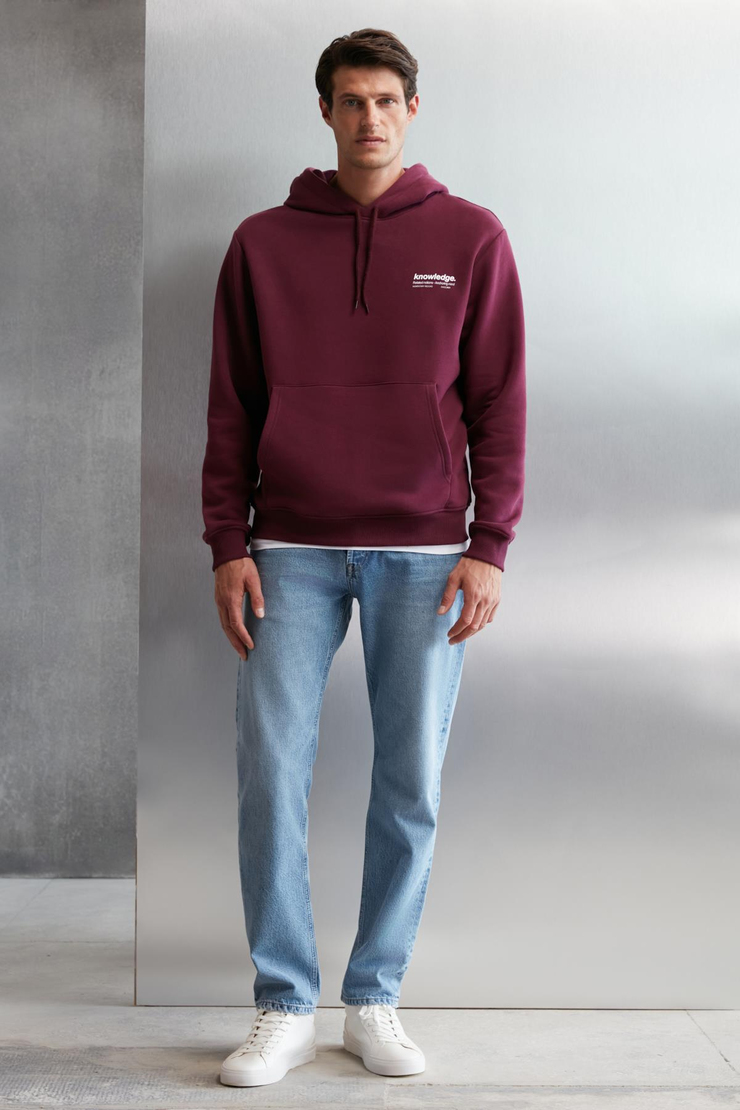 MARTEL  Oversize Mor Tekli Sweatshirt