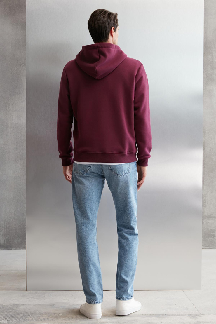 MARTEL  Oversize Mor Tekli Sweatshirt