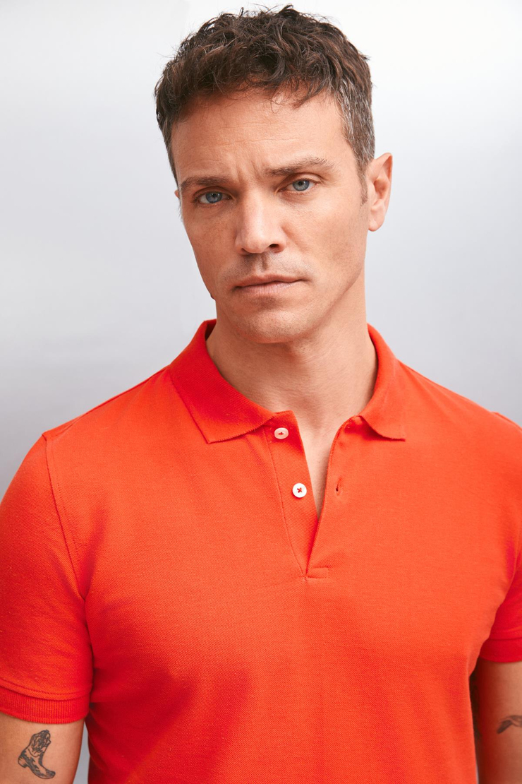 MARTEN Basic Regular Kırmızı  Polo Yaka T-shirt