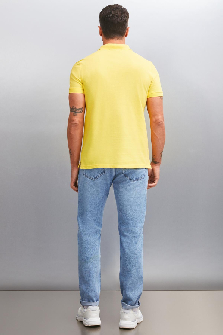 MARTEN Basic Regular Sarı  Polo Yaka T-shirt