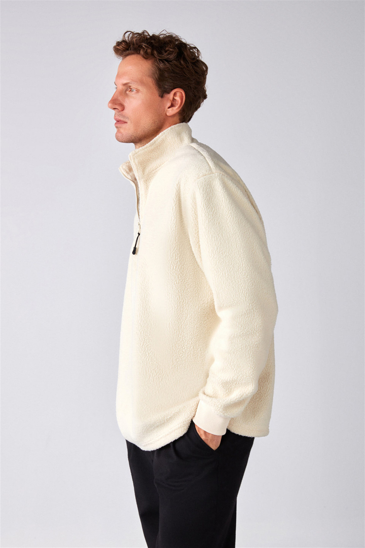 MATTS Örme Relaxed Fit Ekru  Polar