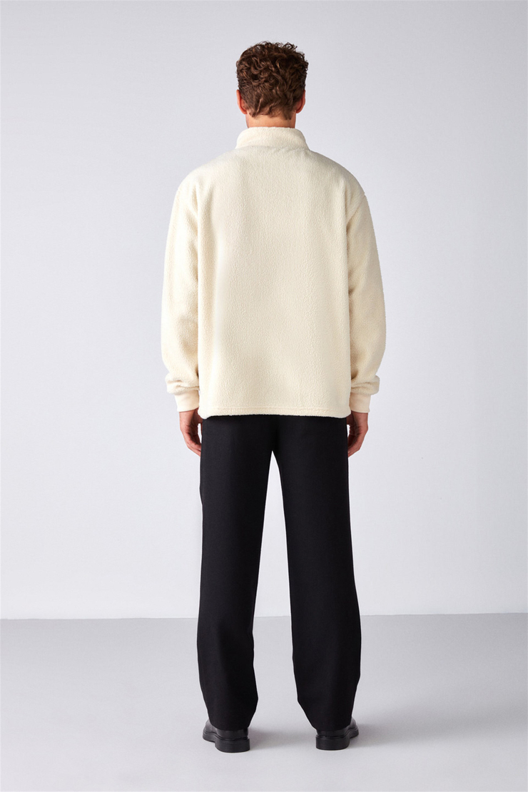 MATTS Örme Relaxed Fit Ekru  Polar