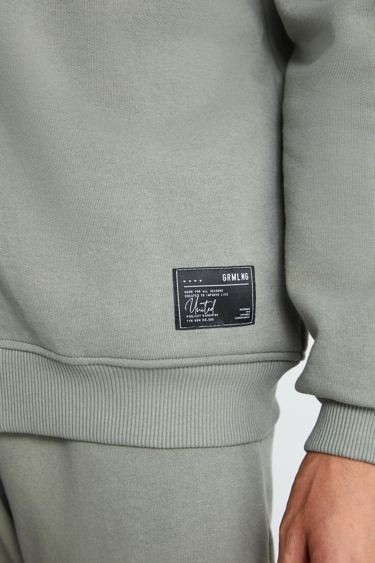 MAYNOR Regular Relaxed Yeşil Tekli Sweatshirt