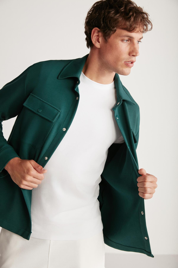 MAZE Regular Relaxed Yeşil  Ceket