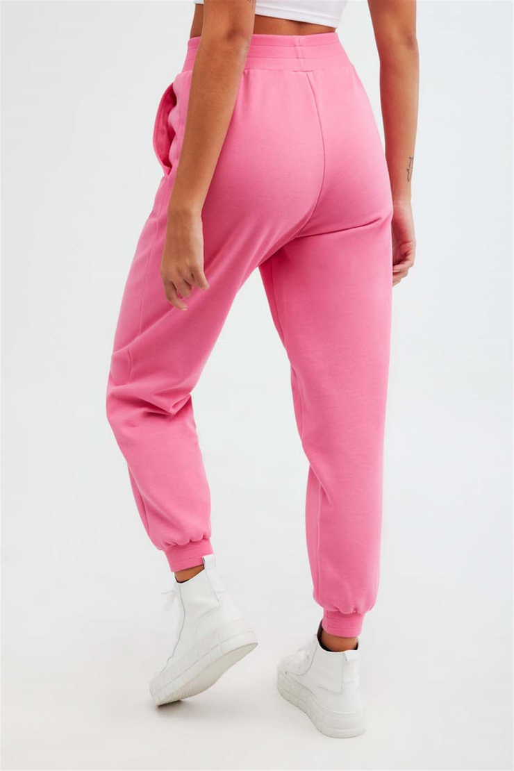 MIA Örme Comfort Fit Pembe  Eşofman Altı