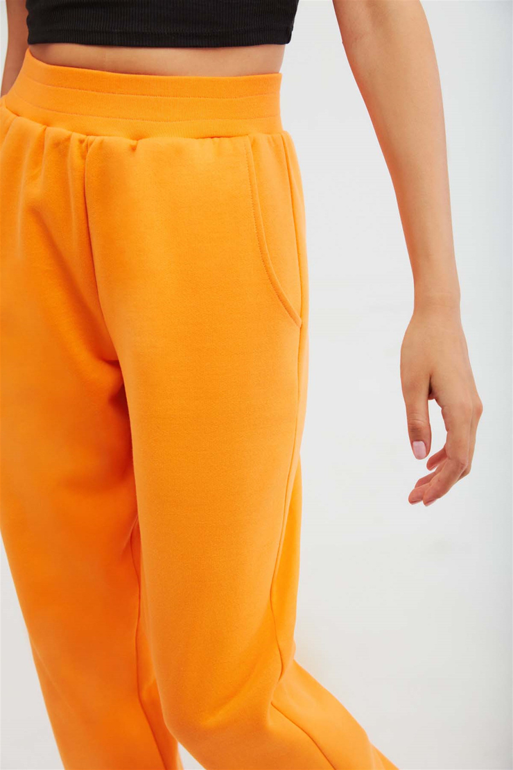 MIA Örme Comfort Fit Turuncu  Eşofman Altı
