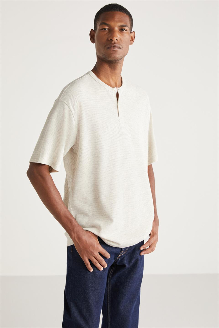 MİLLARD Basic Relaxed Karmelanj Tekli T-Shirt