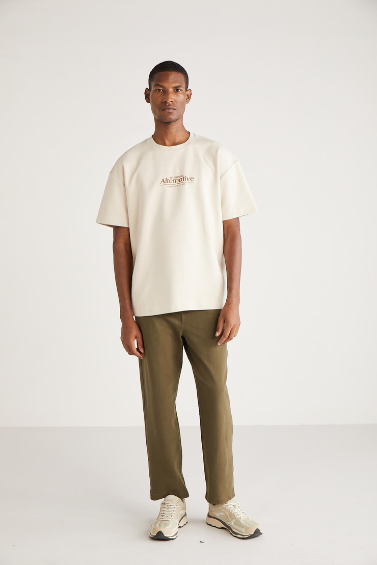 MURPHY Basic Oversize Vanilya Tekli T-Shirt