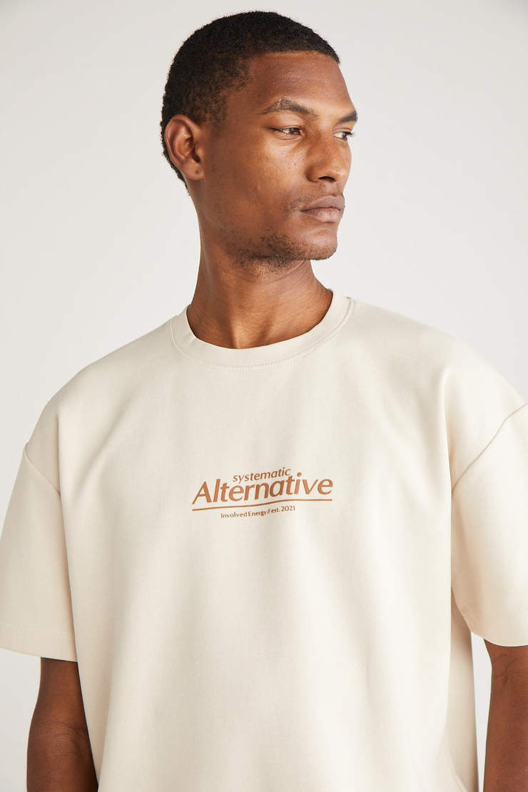 MURPHY Basic Oversize Vanilya Tekli T-Shirt