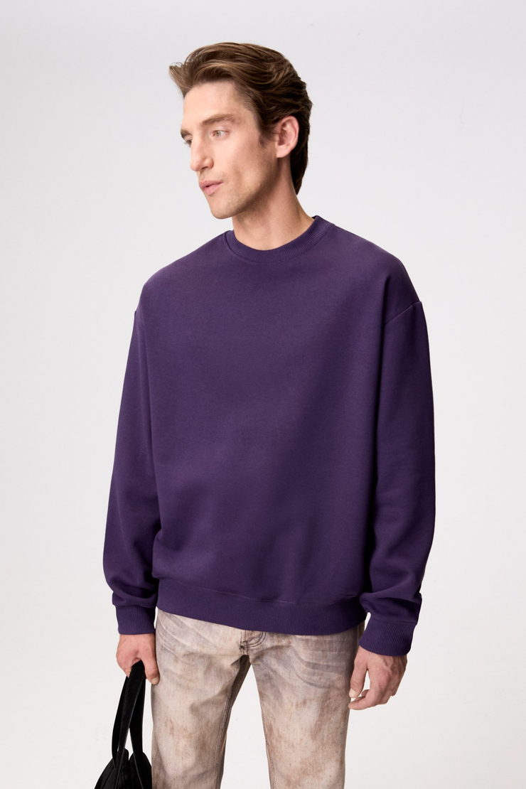 NEDVED Erkek Mor Sweatshirt