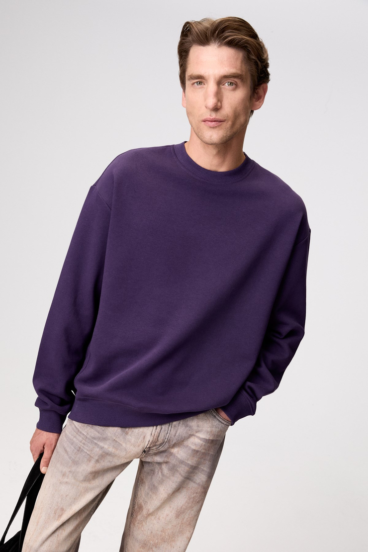 NEDVED Erkek Mor Sweatshirt