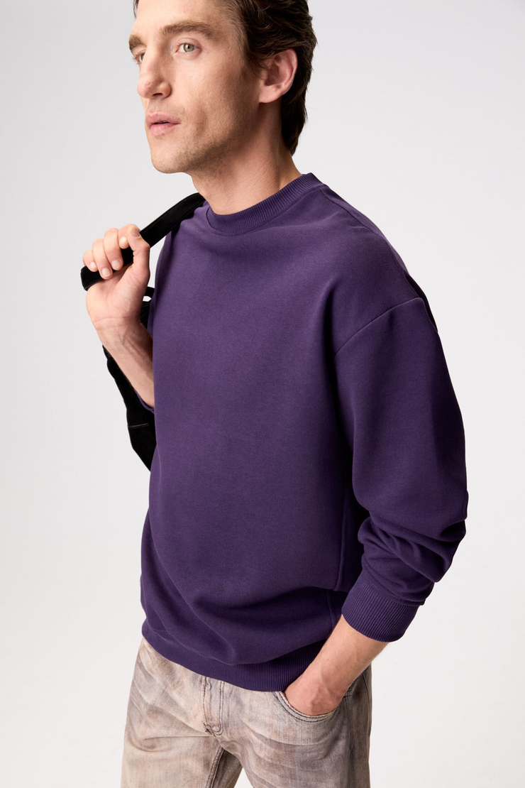 NEDVED Erkek Mor Sweatshirt