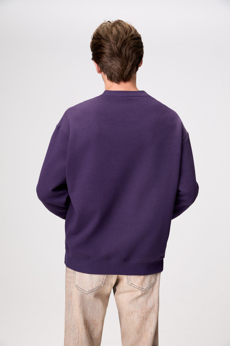 NEDVED Erkek Mor Sweatshirt