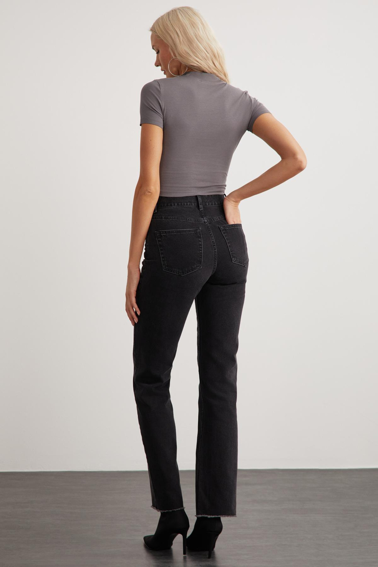 NIARA Basic Slim Gri Tekli Büstiyer