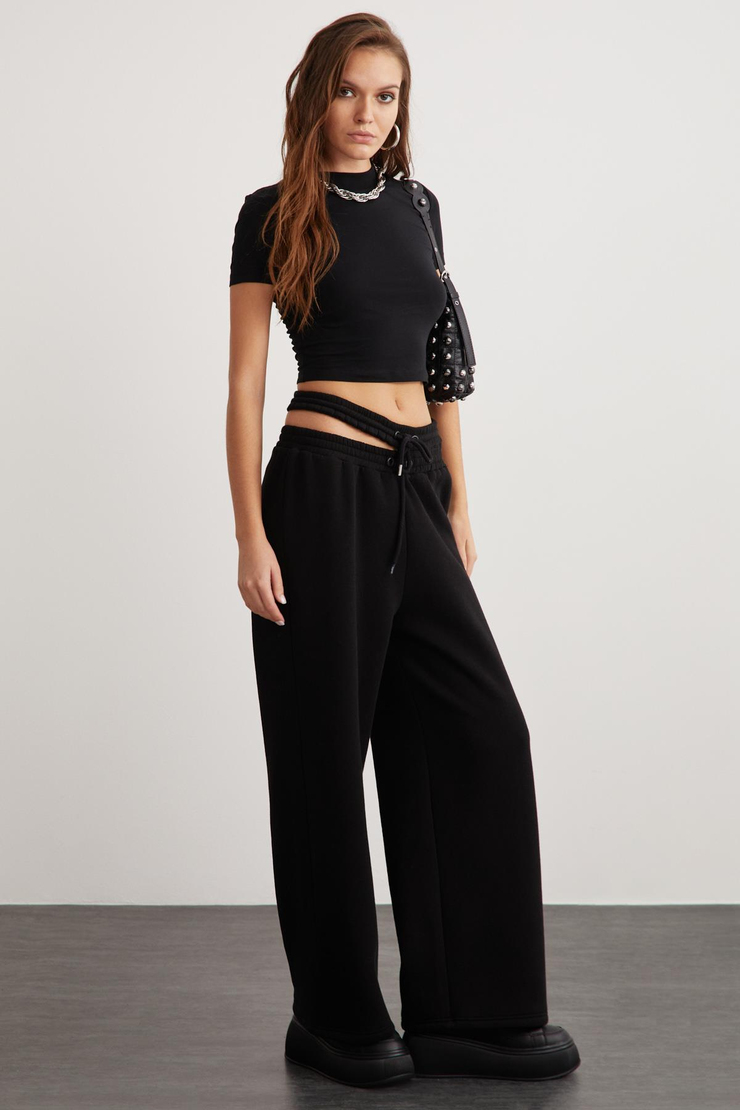 NIARA Basic Slim Siyah Tekli Büstiyer