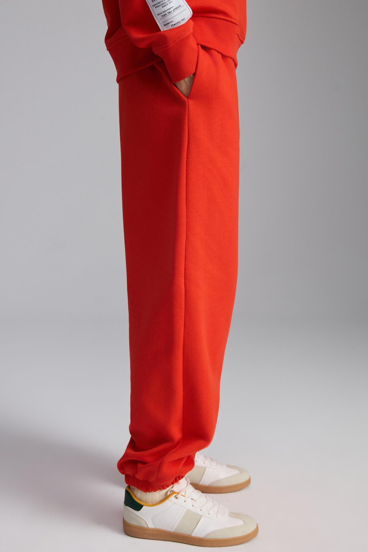 NOHELY Basic Regular Kırmızı Tekli Eşofman Altı