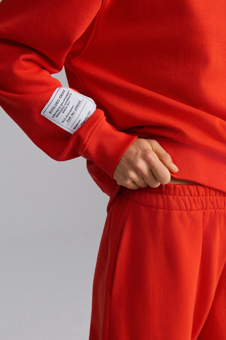 NOHELY Basic Regular Kırmızı Tekli Eşofman Altı