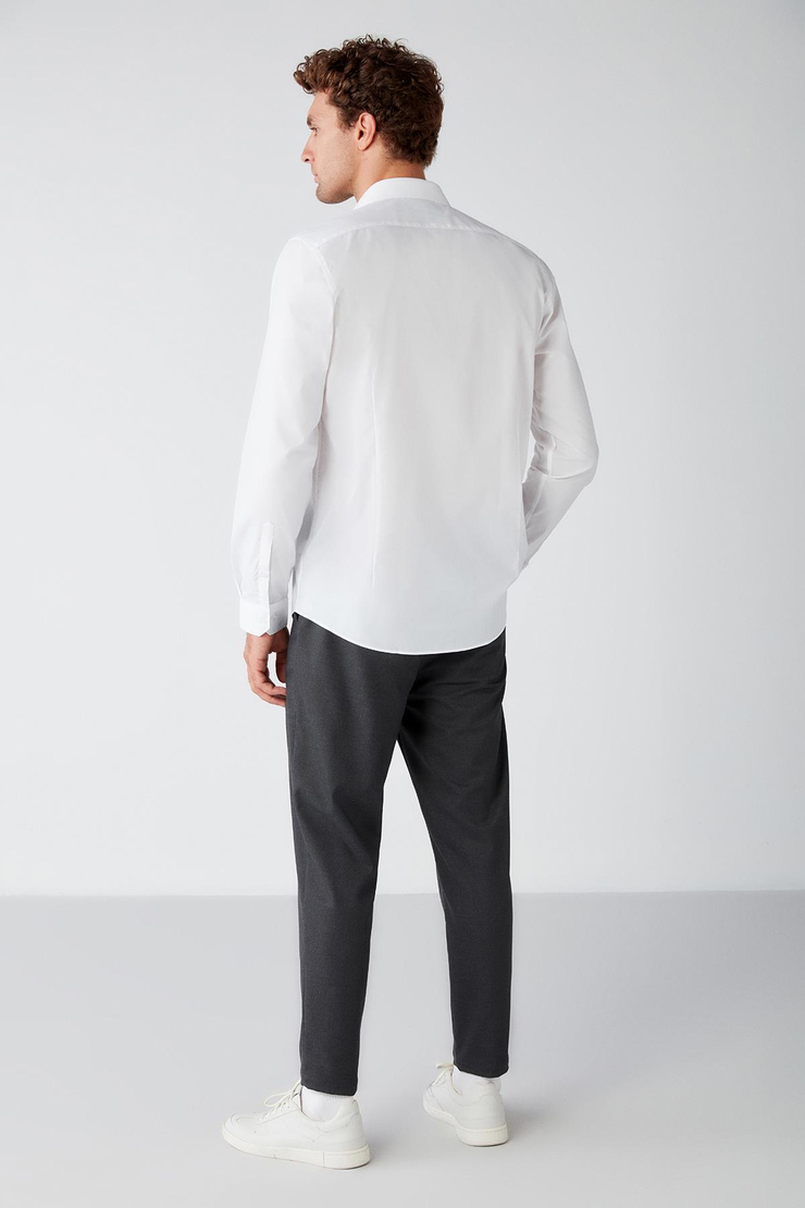 ONYX Basic Slim Beyaz  Gömlek