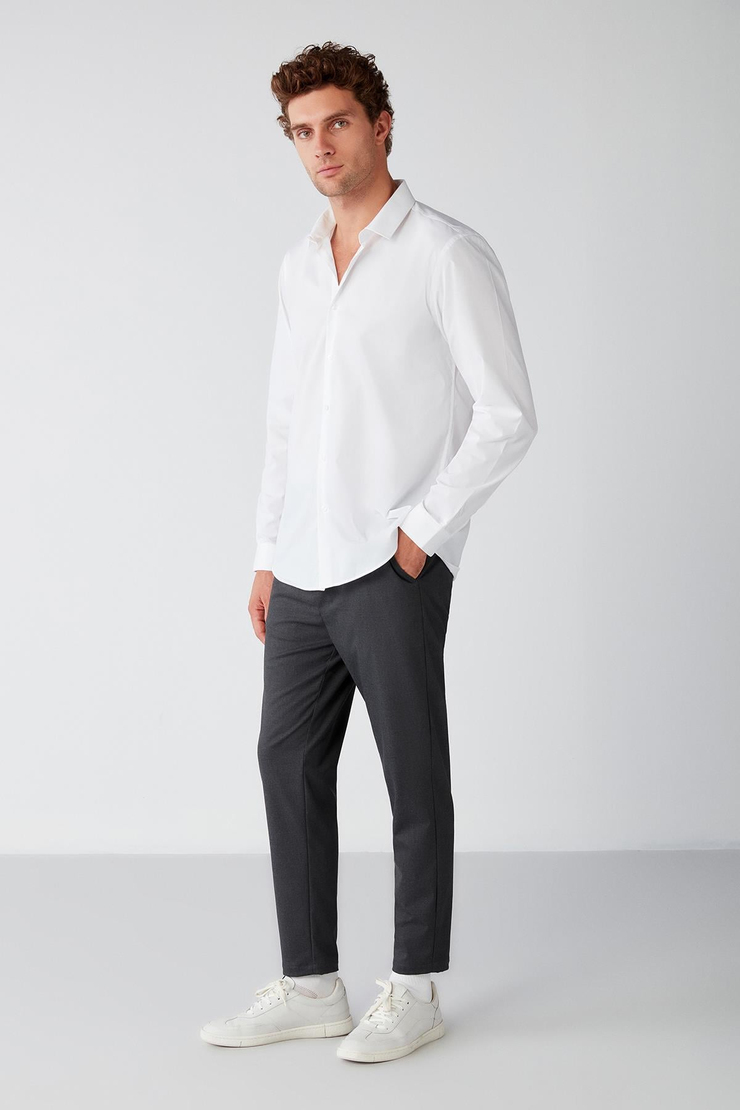 ONYX Basic Slim Beyaz  Gömlek