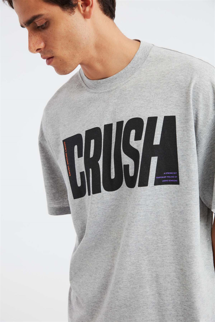 OSWY Örme Oversize Grimelanj  T-Shirt