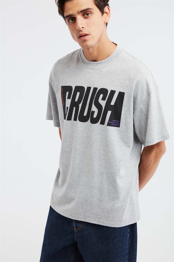 OSWY Örme Oversize Grimelanj  T-Shirt