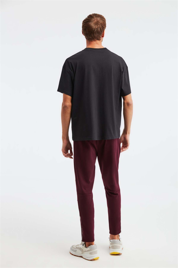 OSWY Örme Oversize Siyah  T-Shirt