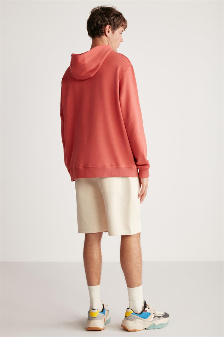 PALMER Örme Relaxed Nar Çiçeği Tekli Sweatshirt