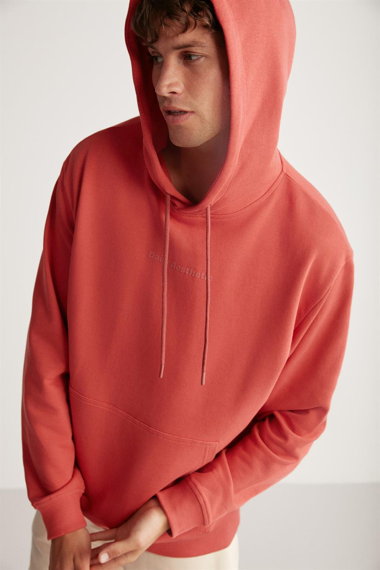 PALMER Örme Relaxed Nar Çiçeği Tekli Sweatshirt