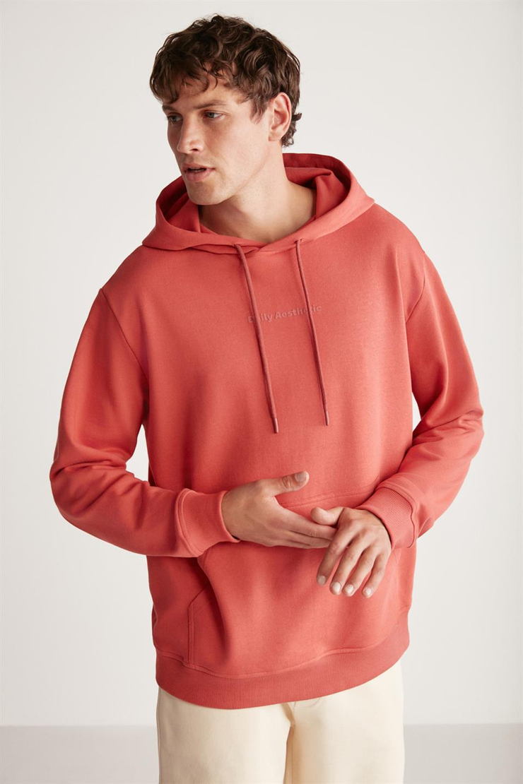 PALMER Örme Relaxed Nar Çiçeği Tekli Sweatshirt