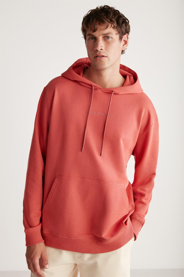 PALMER Örme Relaxed Nar Çiçeği Tekli Sweatshirt