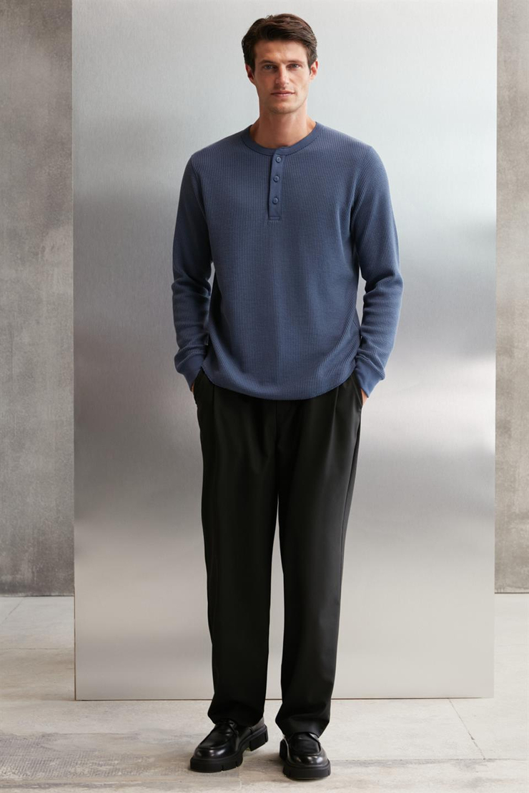 PATRICK Relaxed Regular İndigo  T-Shirt