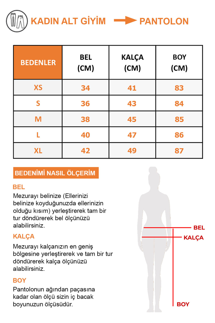 PEONY Kırmızı Kadın Düz Renk     İspanyol Paça Flare Pantolon