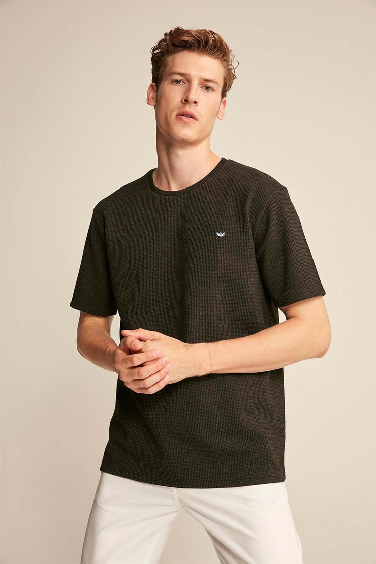 PHONEİX Örme  Antrasit  T-Shirt