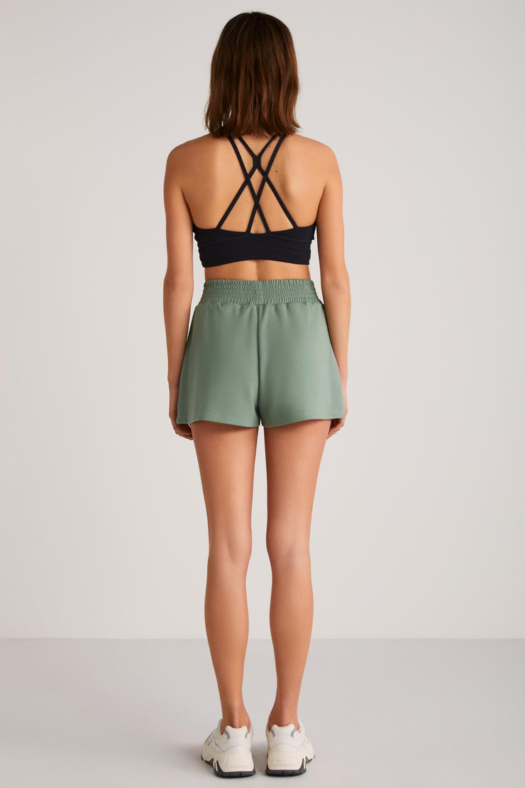 PIXIE  Relaxed Mint Yeşil Tekli Şort
