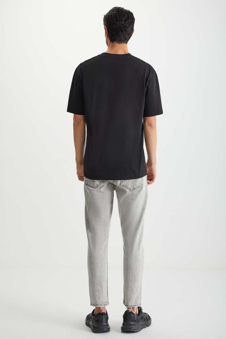 RAMADAN  Comfort Siyah Tekli T-Shirt