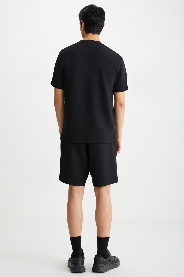 RAMADAN  Regular Siyah Tekli T-Shirt