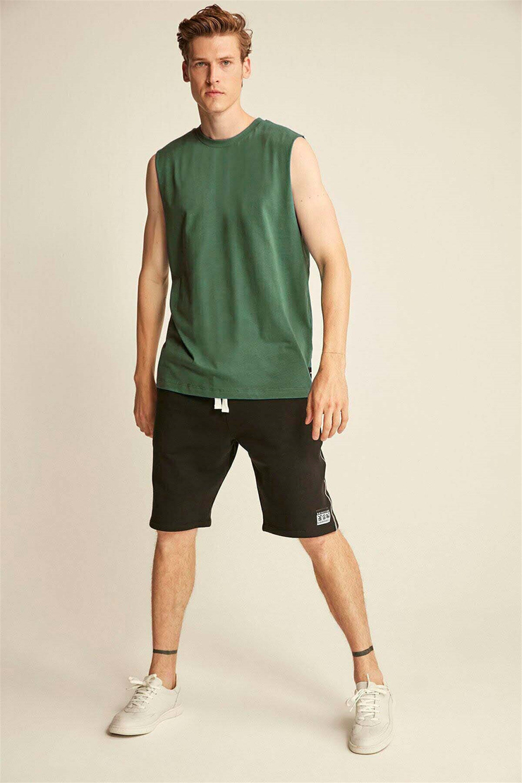 Rıley Örme Comfort Fit Haki  T-Shirt