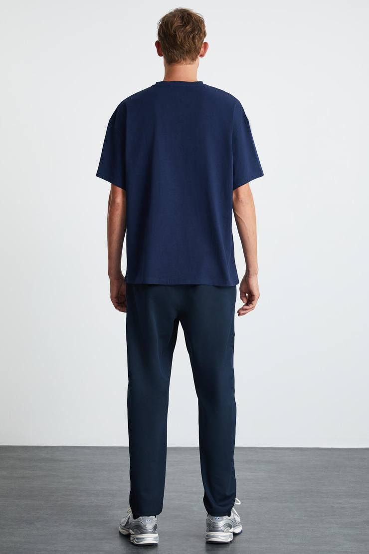 RIVER  Oversize Lacivert  T-Shirt