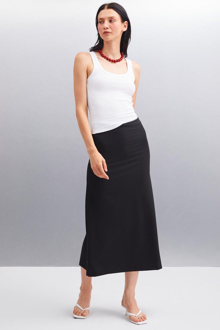 ROMINA Basic Regular Beyaz Tekli Atlet