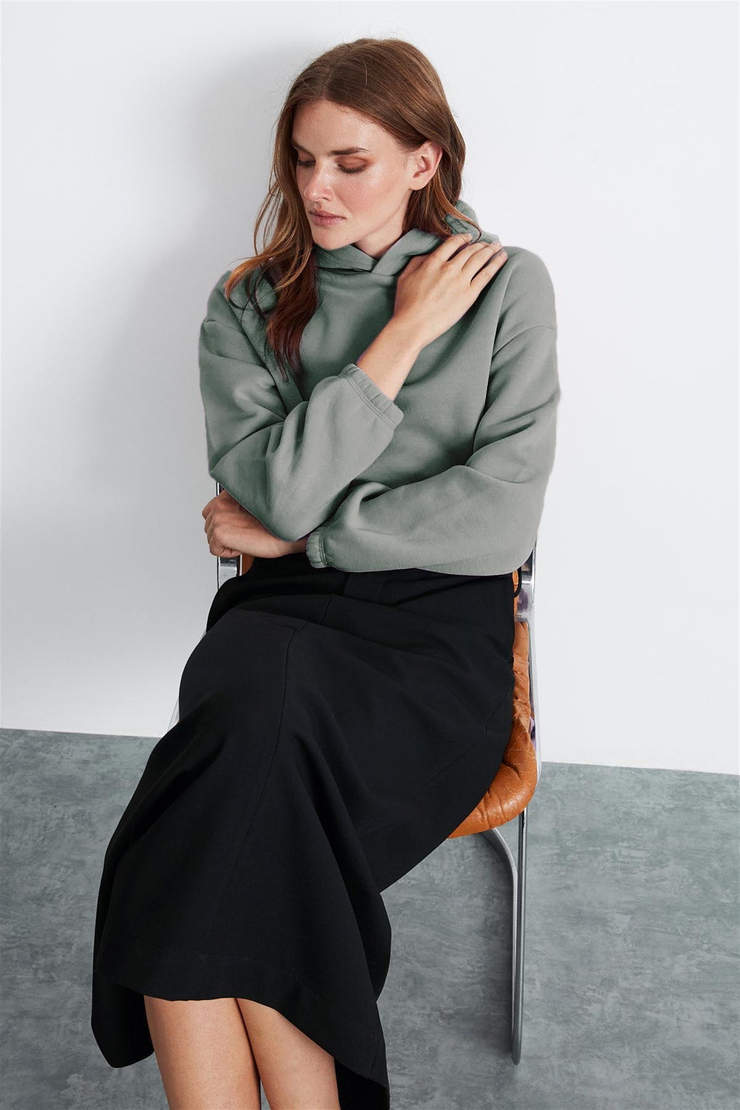 SCARLETT Kadın Yeşil    Sweatshirt