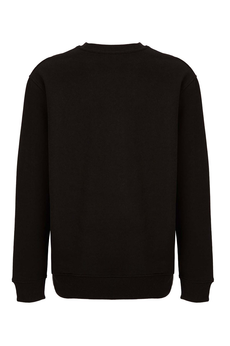 SEPIA Örme Comfort Fit Siyah  Sweatshirt