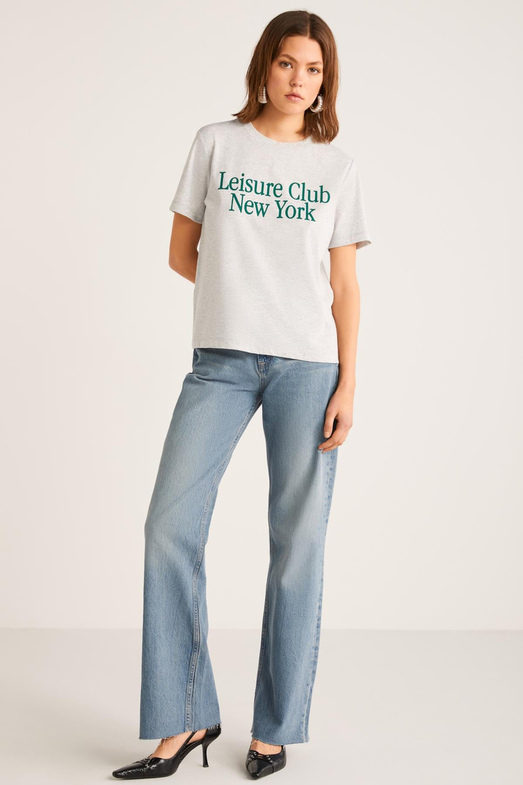 SERILDA  Regular Grimelanj Tekli T-Shirt